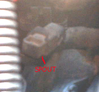 Spout location varies